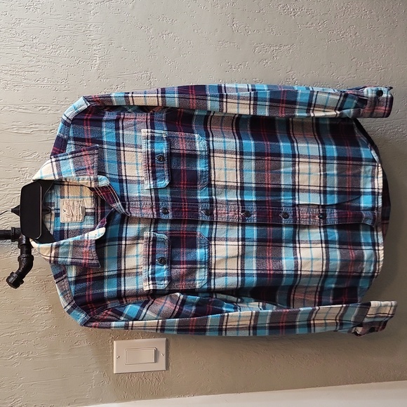 American Eagle Plaid Heritage Flannel - Picture 2 of 9